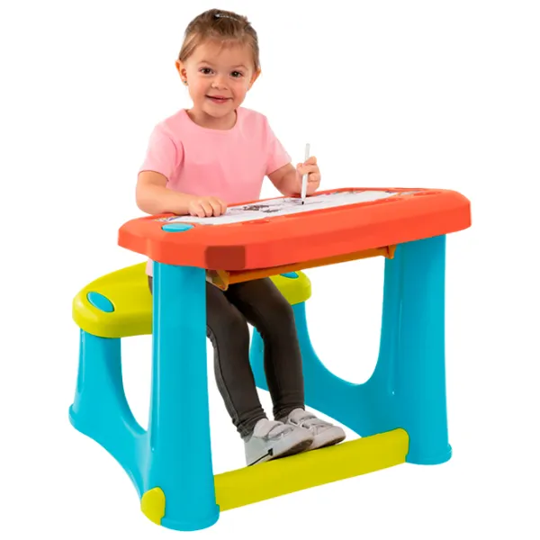 Măsuță pentru copii Smoby 420221 Blue / Plastic / 5+ photo 2 Măsuță pentru copii Smoby 420221 Blue / Plastic / 5+ photo 2