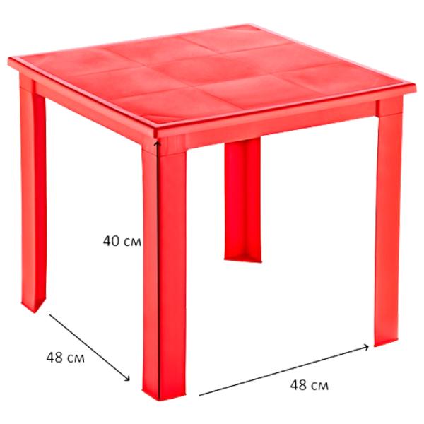 Măsuță pentru copii Turan Fiore  Red / Plastic / 1+ photo 3