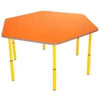 Детский стол Tisam 0307 Оранжевый / Металл / 3+