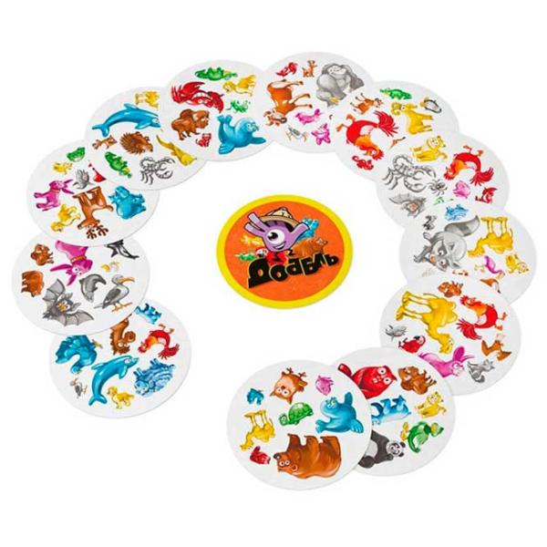 Joc de masă Lifestyle Dobble Animals 6+/ Dezvoltare photo 2 Joc de masă Lifestyle Dobble Animals 6+/ Dezvoltare photo 2