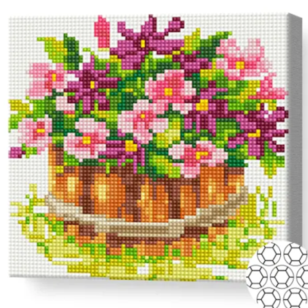 Mozaic Art Galery Premium Buchet de flori mov   /  photo 2 Mozaic Art Galery Premium Buchet de flori mov   /  photo 2