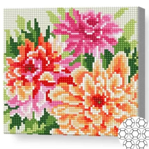 Мозайка Art Galery Premium Crisanteme multicolore   /  photo 2 Мозайка Art Galery Premium Crisanteme multicolore   /  photo 2