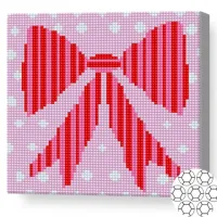 Мозайка Art Galery Premium Розовый бант / photo 3