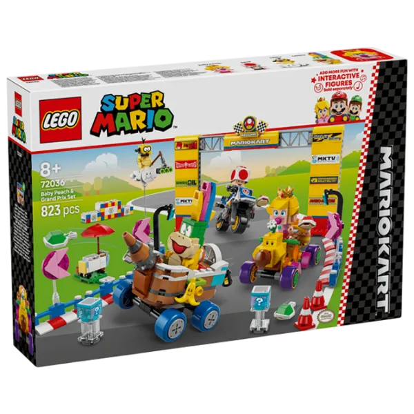 Constructor LEGO Mario Kart Baby Peach & Grand Prix Figuri/ Multicolor photo 1 Constructor LEGO Mario Kart Baby Peach & Grand Prix Figuri/ Multicolor photo 1