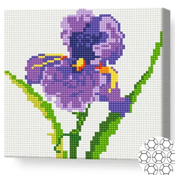 Mozaic Art Galery Premium Iris mov   /  photo 2 Mozaic Art Galery Premium Iris mov   /  photo 2