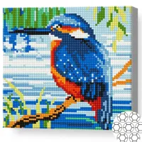 Мозайка Art Galery Premium Colibri albastru / photo 3