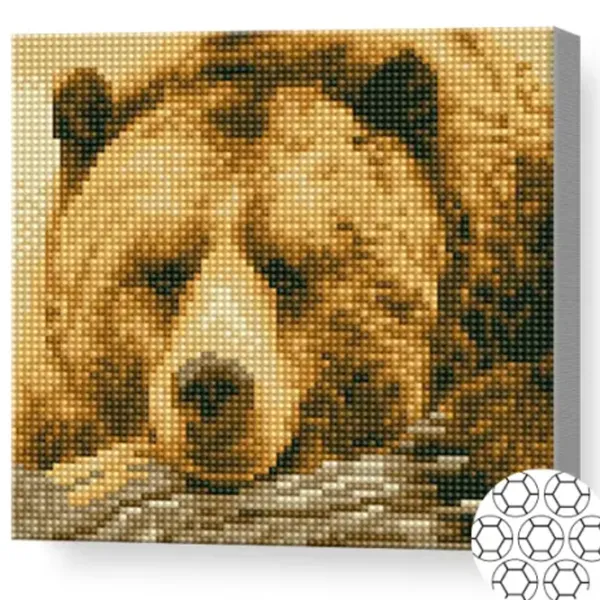 Mozaic Art Galery Premium Ursuleț brun   /  photo 2 Mozaic Art Galery Premium Ursuleț brun   /  photo 2