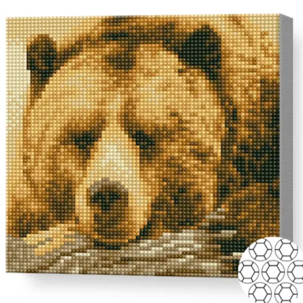 Mozaic Art Galery Premium Ursuleț brun   /  photo 2 Mozaic Art Galery Premium Ursuleț brun   /  photo 2
