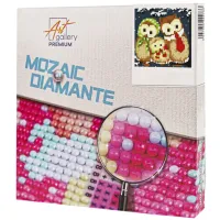 Мозайка Art Galery Premium Familia de bufnițe  / 