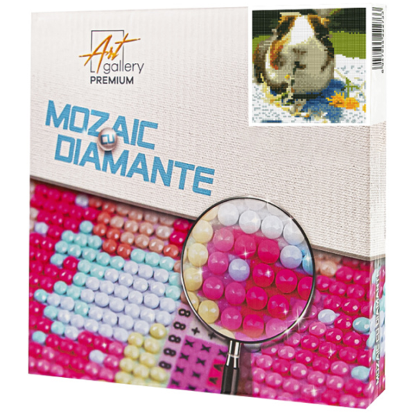 Мозайка Art Galery Premium Porcușor de Guineea manancă flori  /  photo 1 Мозайка Art Galery Premium Porcușor de Guineea manancă flori  /  photo 1