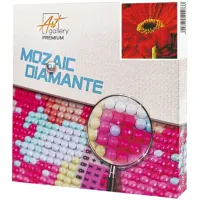 Mozaic Art Galery Premium Gerbera roșie  / 