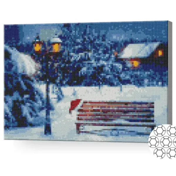 Мозайка Art Galery Premium Seara cu zapadă  /  photo 2 Мозайка Art Galery Premium Seara cu zapadă  /  photo 2