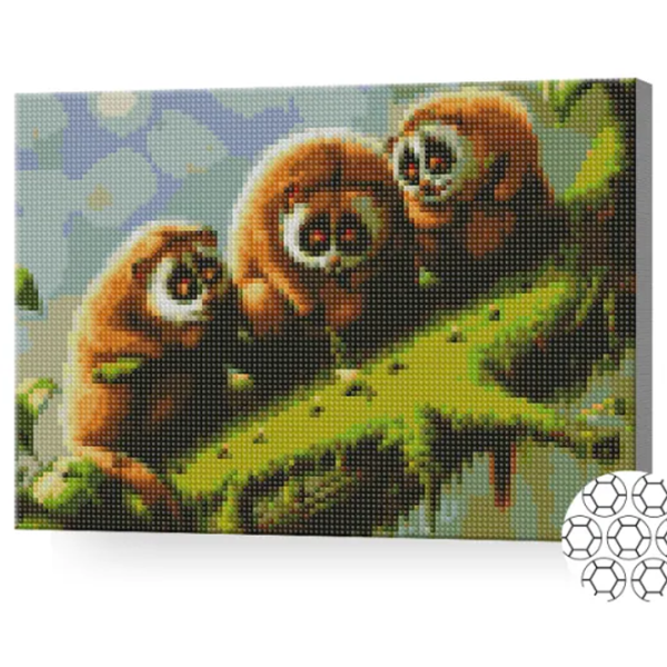 Mozaic Art Galery Premium Lemuri draguți  /  photo 2 Mozaic Art Galery Premium Lemuri draguți  /  photo 2
