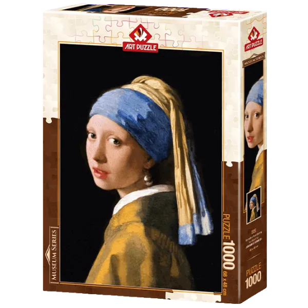 Puzzle Art Puzzle Girl with a Pearl Earring 15+/ Количество деталей: 1000 photo 1