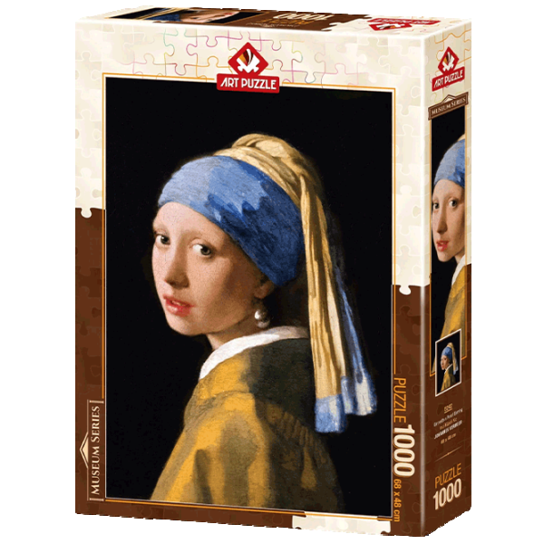 Puzzle Art Puzzle Girl with a Pearl Earring 15+/ Количество деталей: 1000 photo 1