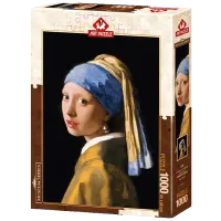 Puzzle Art Puzzle Girl with a Pearl Earring 15+/ Numărul de piese: 1000