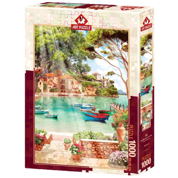 Puzzle Art Puzzle Good morning to peace 15+/ Numărul de piese: 1000 photo 1