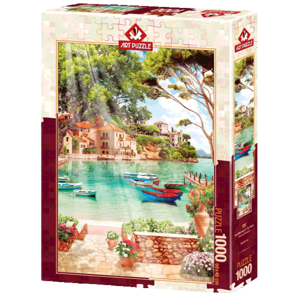 Puzzle Art Puzzle Good morning to peace 15+/ Numărul de piese: 1000 photo 1
