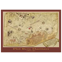 Puzzle Art Puzzle Piri Reis Map 15+/ Количество деталей: 1000 photo 2
