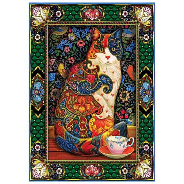 Puzzle Art Puzzle Noble Cat 15+/ Количество деталей: 1000 photo 2