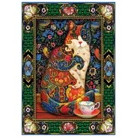 Puzzle Art Puzzle Noble Cat 15+/ Numărul de piese: 1000 photo 2