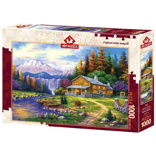 Puzzle Art Puzzle Sunset in the Mountains 15+/ Количество деталей: 1000 photo 1