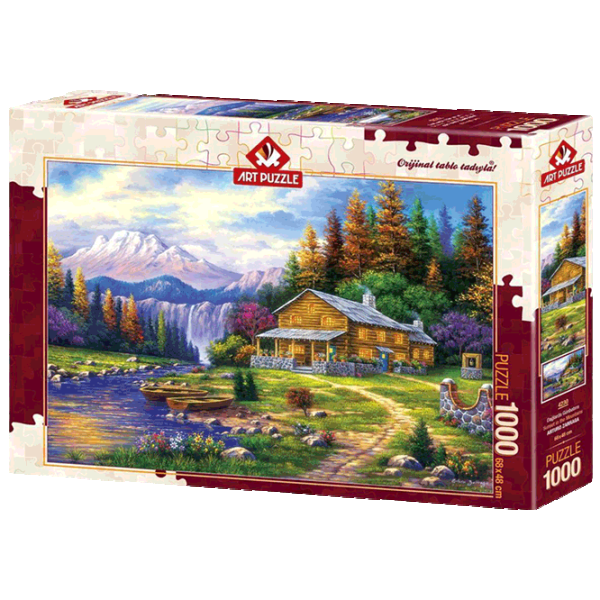 Puzzle Art Puzzle Sunset in the Mountains 15+/ Количество деталей: 1000 photo 1