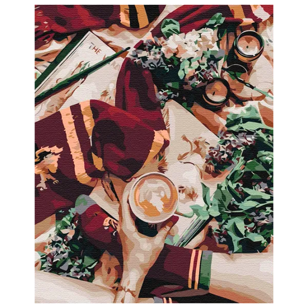 Pictură pe numere BrushMe La cafea în Hogwarts BS36542FC 50 x 40 cm / Verticală photo 1