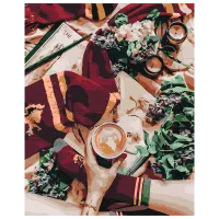 Pictură pe numere BrushMe La cafea în Hogwarts BS36542FC 50 x 40 cm / Verticală