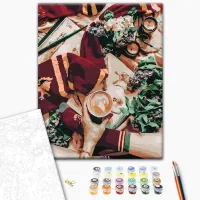 Картина по номерам BrushMe На кофе в Хогвартсе BS36542FC 50 x 40 см / Вертикальная photo 2