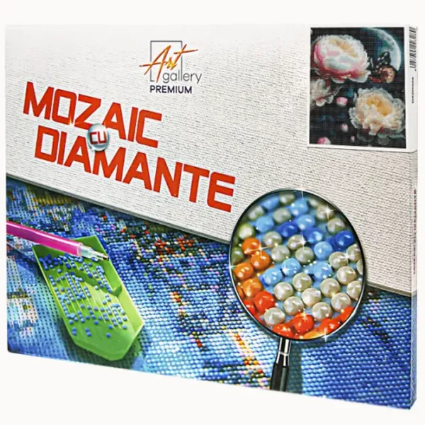 Mozaic Art Galery Premium Fluture pe bujori   /  photo 1 Mozaic Art Galery Premium Fluture pe bujori   /  photo 1