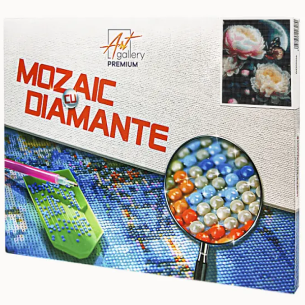 Mozaic Art Galery Premium Fluture pe bujori   /  photo 1 Mozaic Art Galery Premium Fluture pe bujori   /  photo 1