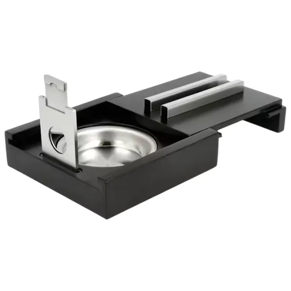 Scrumieră Hauser 524315 Black / Lemn photo 2
