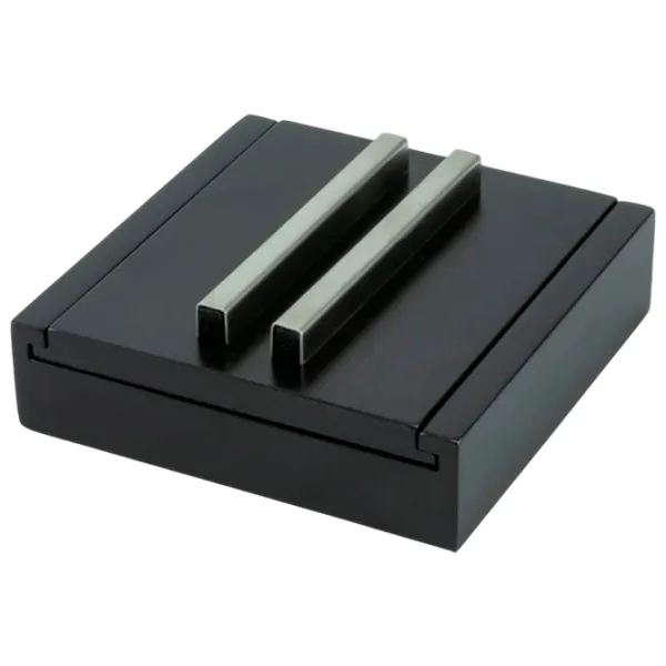 Scrumieră Hauser 524315 Black / Lemn photo 3