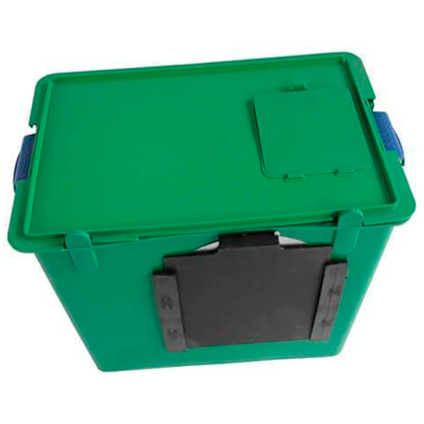 Cuib Tehno MS 00001313 Green / Plastic photo 1