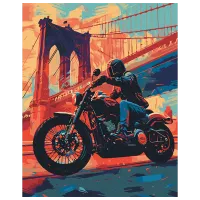 Картина по номерам BrushMe Дух города BS54131FC 50 x 40 см / Вертикальная