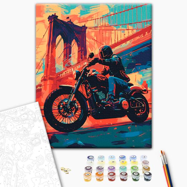 Картина по номерам BrushMe Дух города BS54131FC 50 x 40 см / Вертикальная photo 3