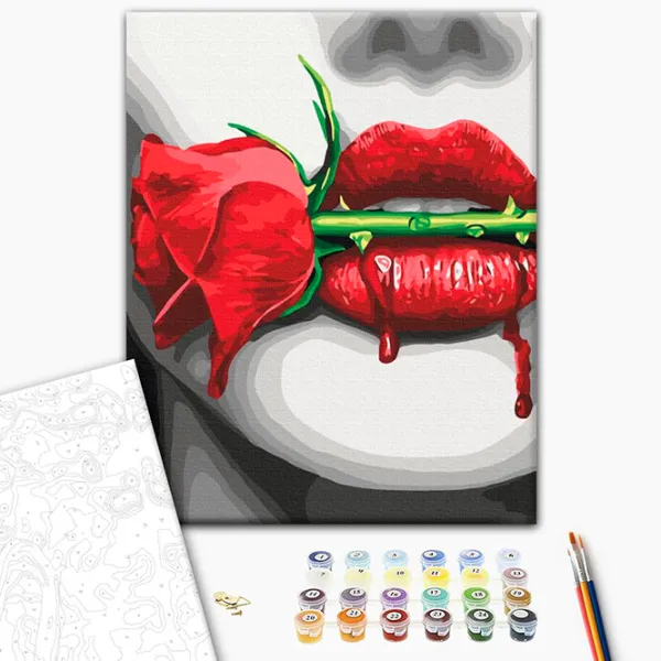 Pictură pe numere BrushMe Spinii pasiunii BS51574FC 50 x 40 cm / Verticală photo 3 Pictură pe numere BrushMe Spinii pasiunii BS51574FC 50 x 40 cm / Verticală photo 3