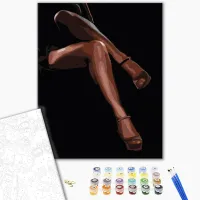 Картина по номерам BrushMe Изящная страсть BS52462FC 50 x 40 см / Вертикальная photo 3