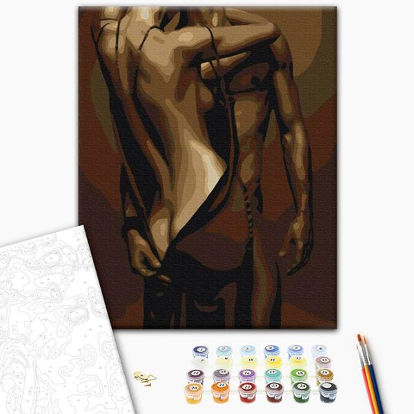 Картина по номерам BrushMe Жаркая страсть BS24601FC 50 x 40 см / Вертикальная photo 3