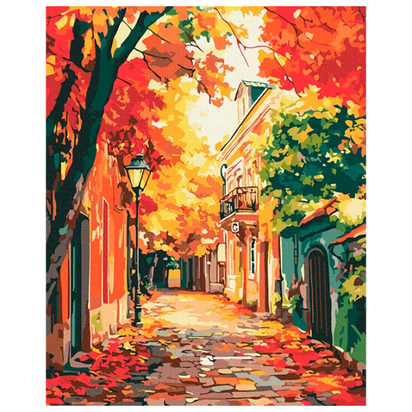 Pictură pe numere BrushMe Culorile lui noiembrie BS54170FC 50 x 40 cm / Verticală photo 1