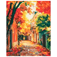 Pictură pe numere BrushMe Culorile lui noiembrie BS54170FC 50 x 40 cm / Verticală