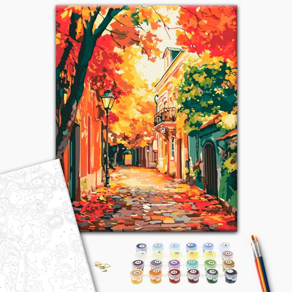 Pictură pe numere BrushMe Culorile lui noiembrie BS54170FC 50 x 40 cm / Verticală photo 2