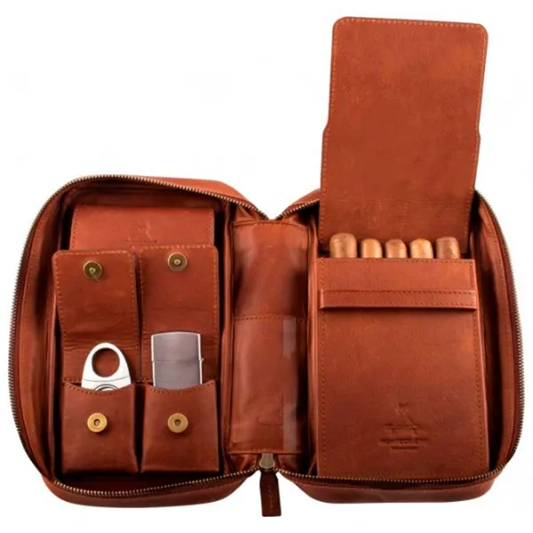 Humidor Montecristo 310.50.07.3000 Piele naturală / Brown photo 2