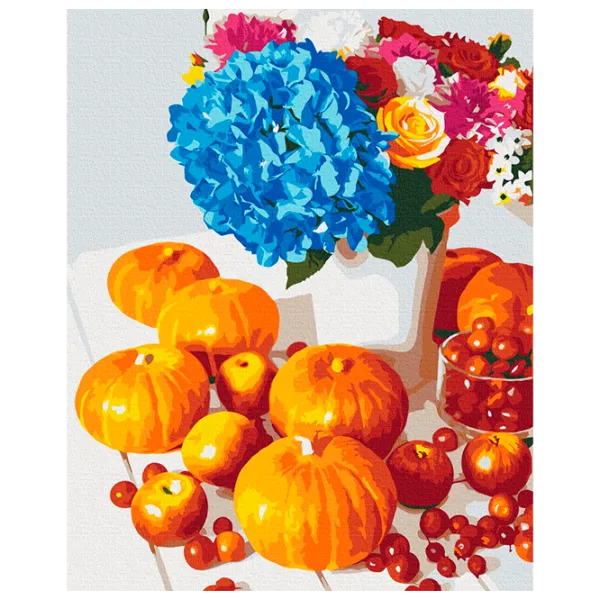 Картина по номерам BrushMe Тыквенный натюрморт BS51326FC 50 x 40 см / Вертикальная photo 1 Картина по номерам BrushMe Тыквенный натюрморт BS51326FC 50 x 40 см / Вертикальная photo 1