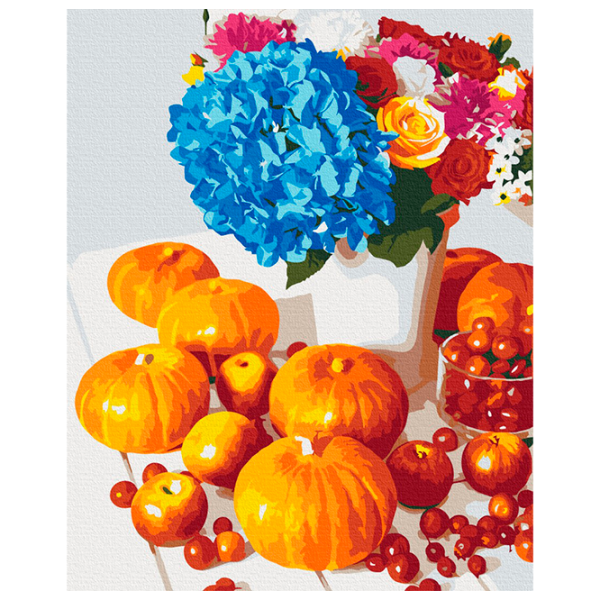 Картина по номерам BrushMe Тыквенный натюрморт BS51326FC 50 x 40 см / Вертикальная photo 1 Картина по номерам BrushMe Тыквенный натюрморт BS51326FC 50 x 40 см / Вертикальная photo 1