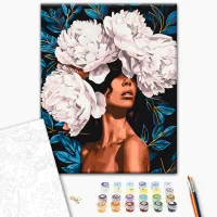Картина по номерам BrushMe Цветущая вуаль BS54012FC 50 x 40 см / Вертикальная photo 2