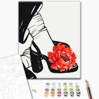 Pictură pe numere BrushMe Frumusețea în detalii BS54053FC 50 x 40 cm / Verticală photo 2