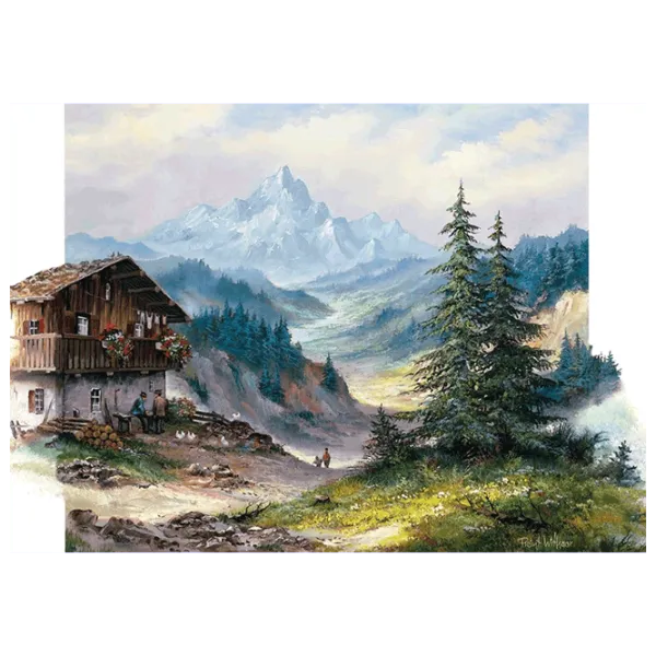 Puzzle Art Puzzle Green Valley 15+/ Количество деталей: 1000 photo 1