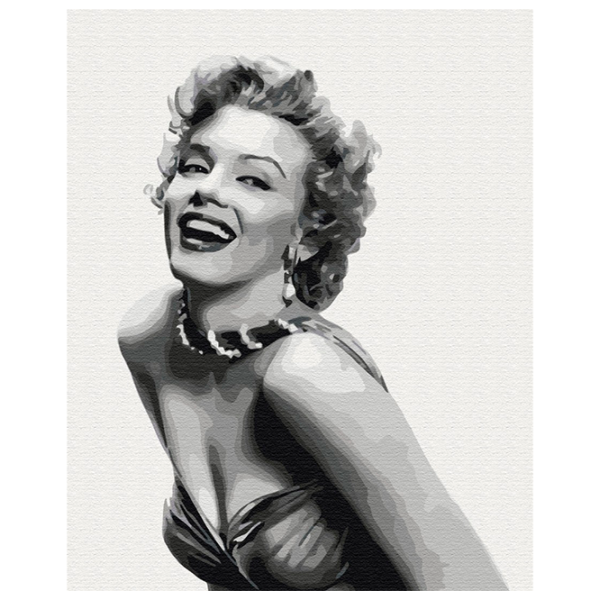 Pictură pe numere BrushMe Monroe de neuitat BS30974FC 50 x 40 cm / Verticală photo 1 Pictură pe numere BrushMe Monroe de neuitat BS30974FC 50 x 40 cm / Verticală photo 1